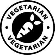 Vegetarian capsule badge